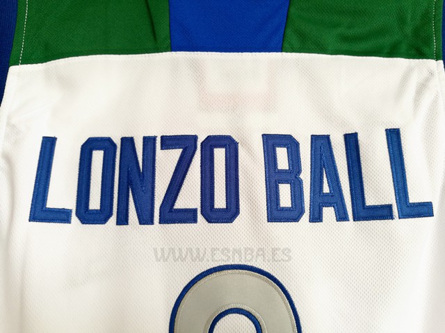 Camiseta Huskies Lonzo Ball #2 Blanco